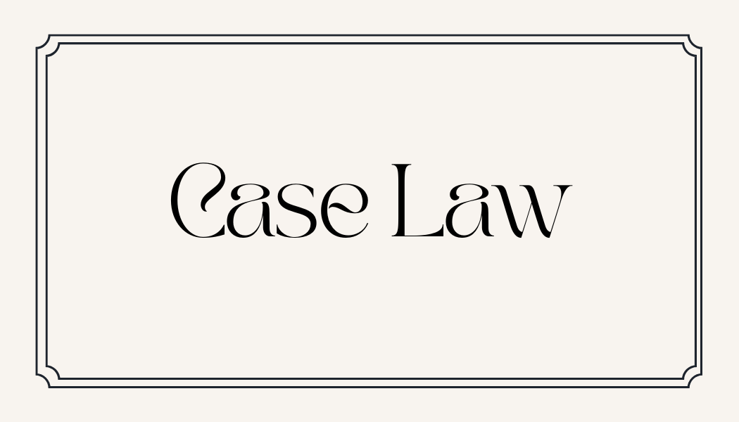 Case Law